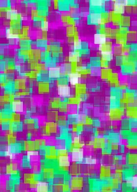 green and purple square pattern abstract background