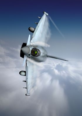 RAF Eurofighter Typhoon on a knife edge