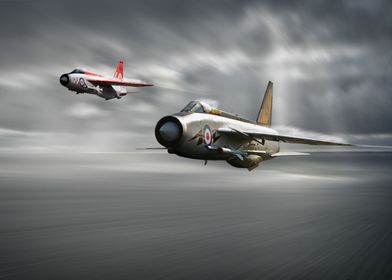 Special Scheme RAF Lightnings from 56 Squadron and 111  ... 