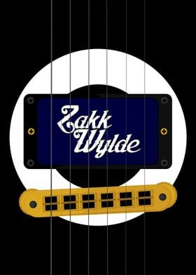 Zakk Wylde [partial guitar detail]