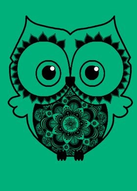 Mandala Owl 