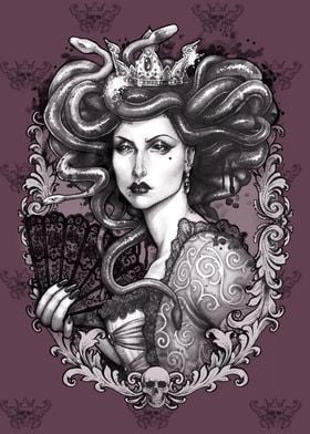 Medusa Imperatrix, my take in baroque disguise of my fa ... 