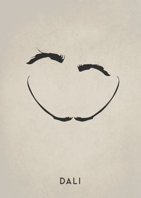 Legendary Mustaches - Salvador Dali