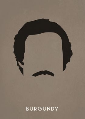 Legendary Mustaches - Ron Burgundy from The Anchorman.