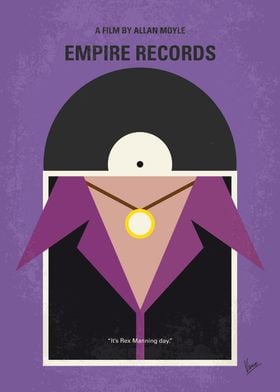 No750 My Empire Records minimal movie poster The emplo ... 