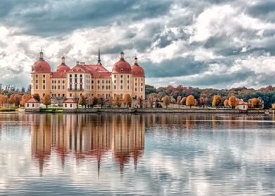 Fairytale castle Moritzburg, Dresden, Germany