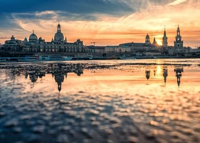 Dresden cityscape, Germany