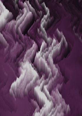 Purple, white, dark abstract.