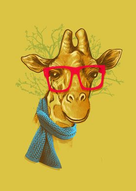 Hipster Giraffe