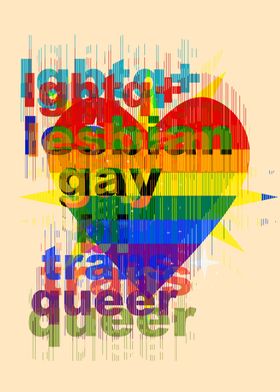 "EQUAL LOVE GLITCH!" BY GASPONCElgbtq+ love represent y ... 