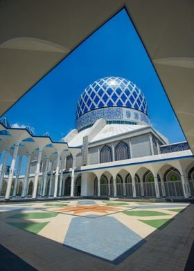 the mosque of Shah Alam, Kuala Lumpur