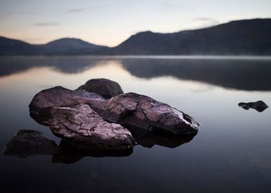 Digital exposure of Lake at Dawn 