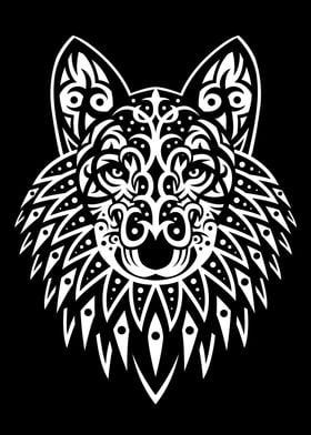 Tribal wolf