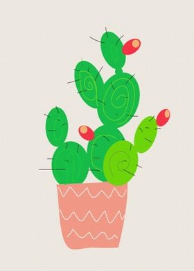 Potted Cactus