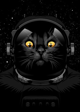 Cat astronaut