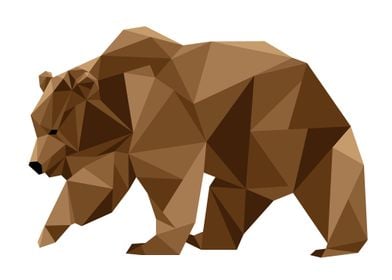 Geometric Grizzly design