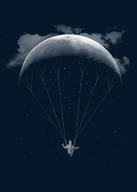Parachute moon