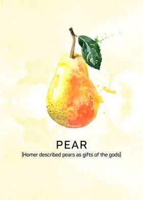 Fun facts about fruits: Homer described the pear is the ... 