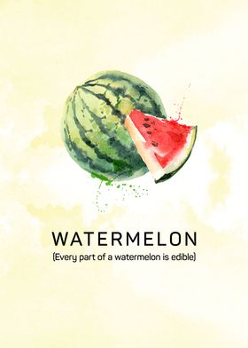 Fun facts about fruits: Every part of a watermelon is e ... 