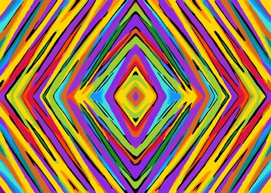 psychedelic geometric graffiti square pattern abstract  ... 