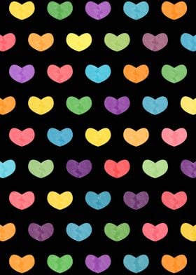 Colorful Cute Hearts