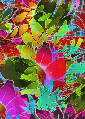 Floral Abstract Artwork G125