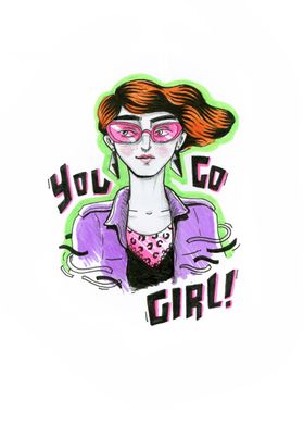 You go girl(s)! ✊ It’s time for the #girlpower - illus ... 