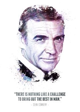 The Legendary Sean Connery and his quote. 