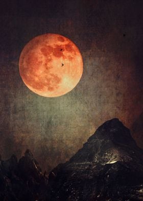 Moon Over Dark Mountains