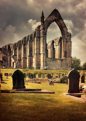 Bolton Abbey ruins. England, Yorkshire