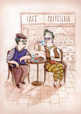 Relax in Spanish style, visit our pasteleria and drink  ... 