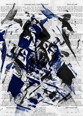 text samurai by gasponcetext art mixed with acrylics ab ... 
