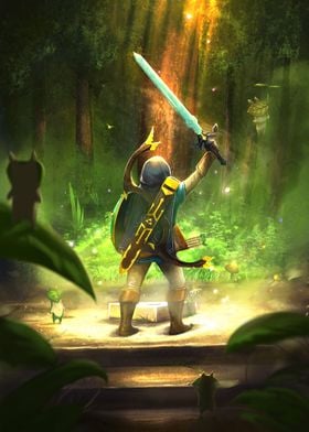 That epic moment when you grab the Master Sword :)