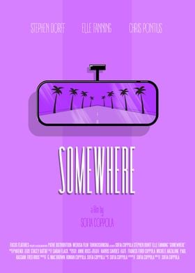 Illustration for  the movie 'Somewhere' directed by Sof ... 
