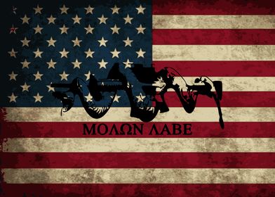 American Molon Labe Flag