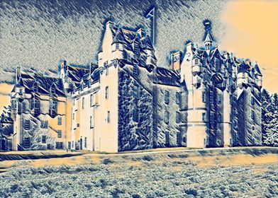 Fyvie Castle in Scotland built circa 1211 