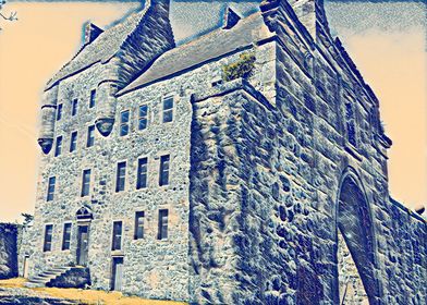 Fictional Lallybroch Castle as featured in Outlander, a ... 
