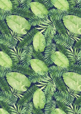Tropical branches on dark pattern 02