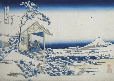 Hokusai - Morning after the Snow at Koishikawa in Edo,  ... 