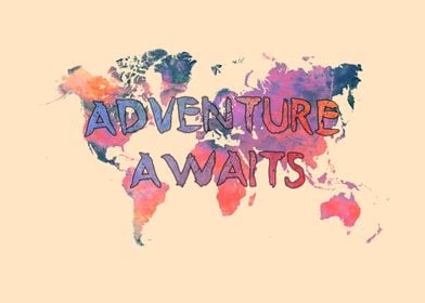 World map adventure awaits