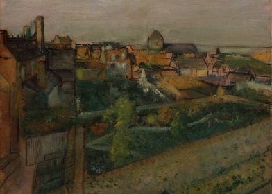 Edgar Degas - View of Saint-Valéry-sur-Somme, 1896–98,  ... 