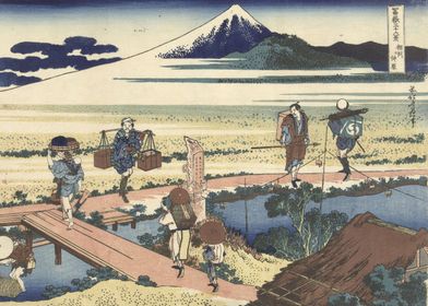 Hokusai - Nakahara in Sagami Province, from the series  ... 