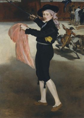 Édouard Manet - Mademoiselle V. . . in the Costume of a ... 