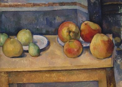 Paul Cézanne - Still Life with Apples and Pears, ca. 18 ... 