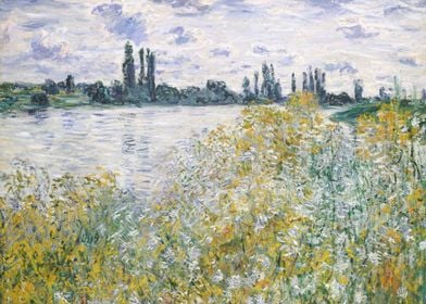 Claude Monet - Île aux Fleurs near Vétheuil, 1880, oil  ... 