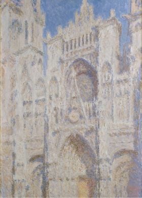 Claude Monet - Rouen Cathedral: The Portal (Sunlight),  ... 