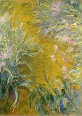 Claude Monet - The Path through the Irises, 1914–17, oi ... 