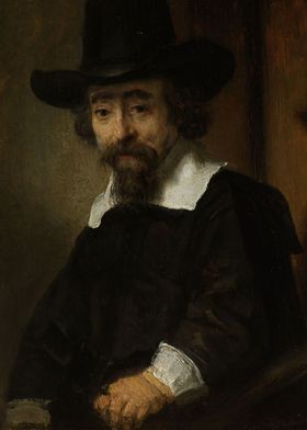 Rembrandt Harmensz van Rijn - Portrait of a Man, though ... 