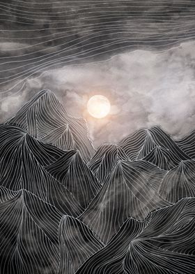 Lines in the mountains VIII
