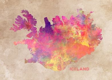 Iceland map